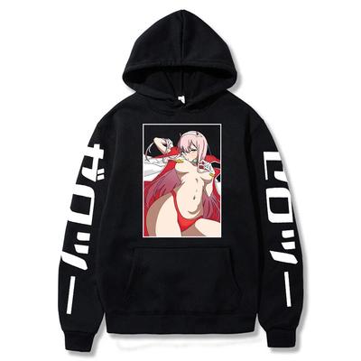 Autumn Hoodies Anime Zero Two Print Pullover Hoodie Women Unisex Oversized Hoody Harajuku Y2k Hoodie Casual Unisex Sweatshirt Coat