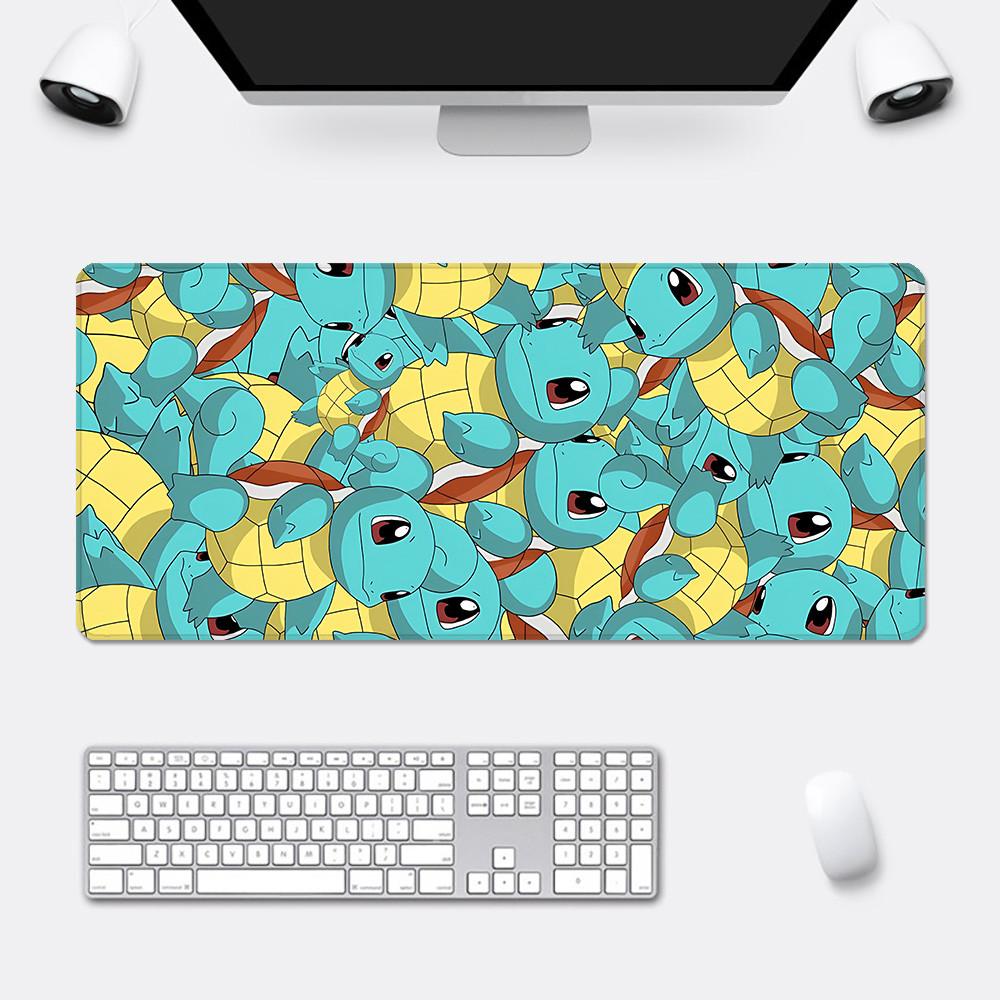 Mousepad HD Printing for Cute Cartoon Pikachus Computer Gamers Locking Edge Nonslip Mouse Pad XXLxcm Keyboard PC Desk Pad