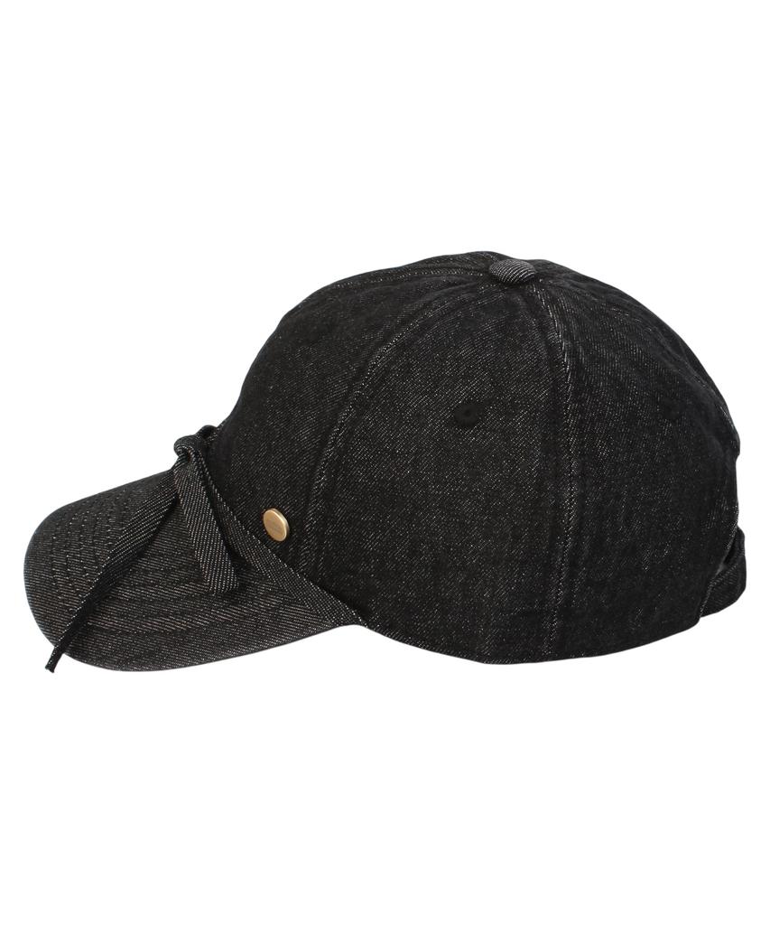 Yunibeosyeolkemiseuteuli Musubi Black Denim Ballcap
