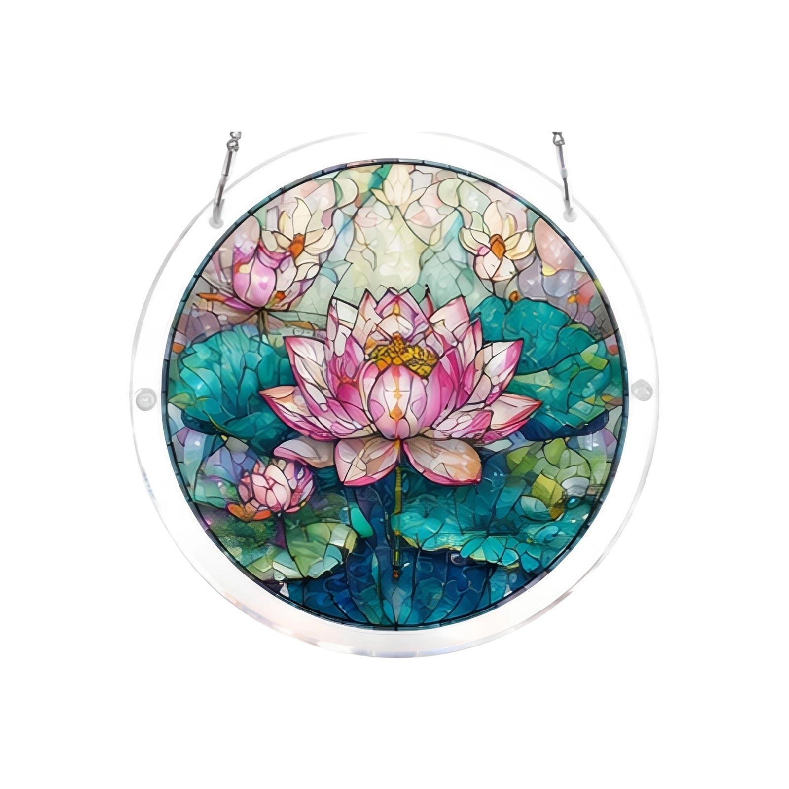 

Acrylic Puzzle Window Hanging, Colorful Sunrise Sun Catchers Panel SunCatchers Puzzles Decor For Birthday Women, Men, Wife, Aunt, And Mom One Size