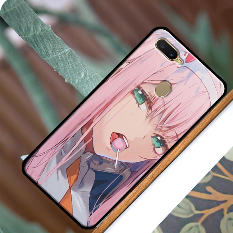 Zero Two Darling In the FranXX Anime Cover For OPPO A52 A72 A54 A74 A94 A1K A15 A83 A91 A5 A9 A31 A53 A53S A3S A5S Phone Case