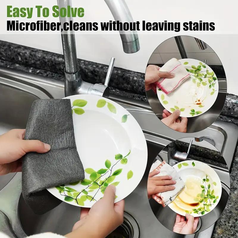 1Pcs Magic Glass Wiping Rags Multifunctional Car Glass Windows Mirror Cleaning Cloths Household Kitchen Bathroom Cleaning Cloth