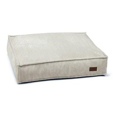Designed by Lotte Ribbed Dog Cushion, Light Grey, 120 x 80 x 15 cm