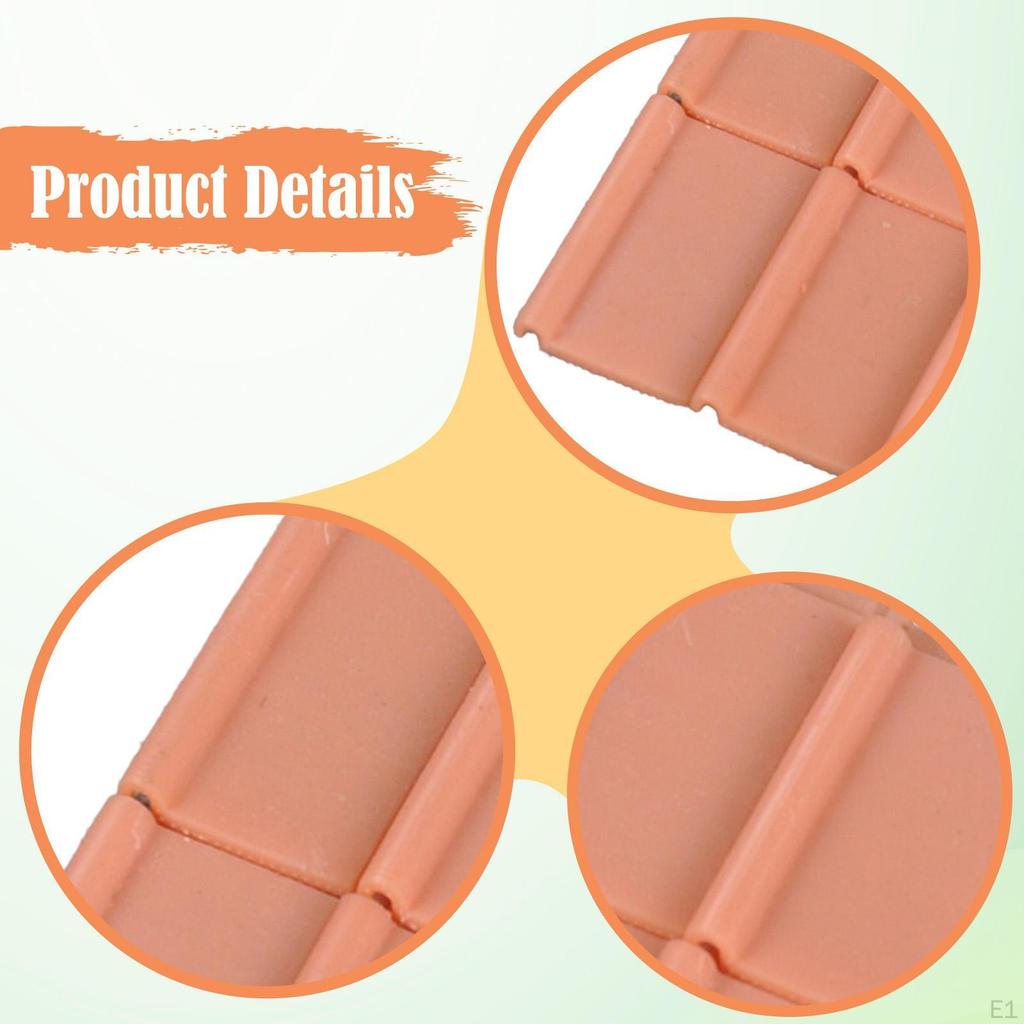 1/35 Scale Roof Tiles Micro Landscape Accessories Resin Mini 1.44x0.95cm for Miniature