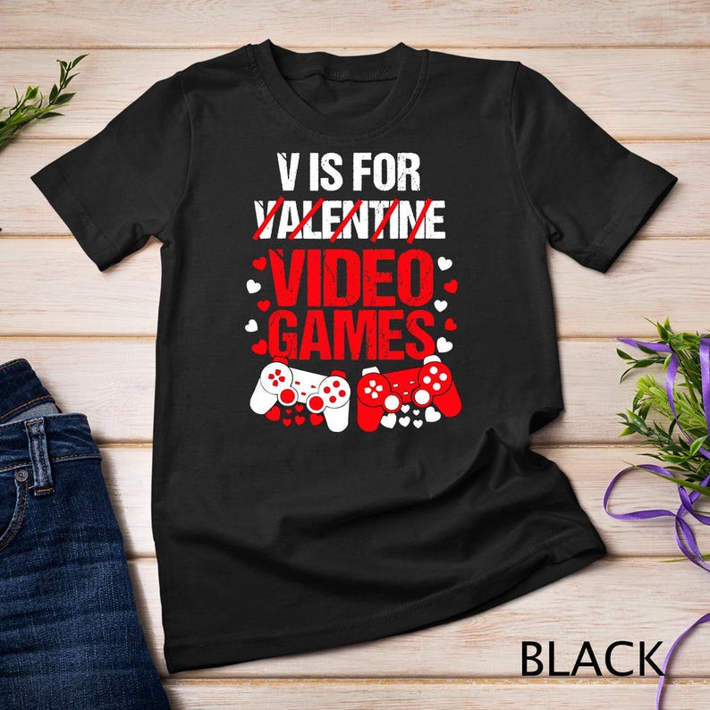 Boys Valentines Day Gaming Shirt Kids Valentines Day Toddler T-Shirt 120