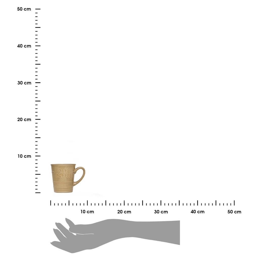 Kubek Do Kawy Coffee 200 Ml Beżowy