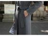 Men's Plus Size Cashmere Business Casual Double-Faced Long Wool Trench Coat