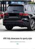 Mercedes GLB220/GLB200/GLB35 AMG 4matic Rear Tail Badge Emblem Sticker