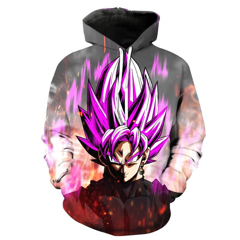 

3D Новый аниме Dragon Ball принтованный свитер серии пуловер Generation Tide Brand детская толстовка с капюшоном в подарок розовый Гоку