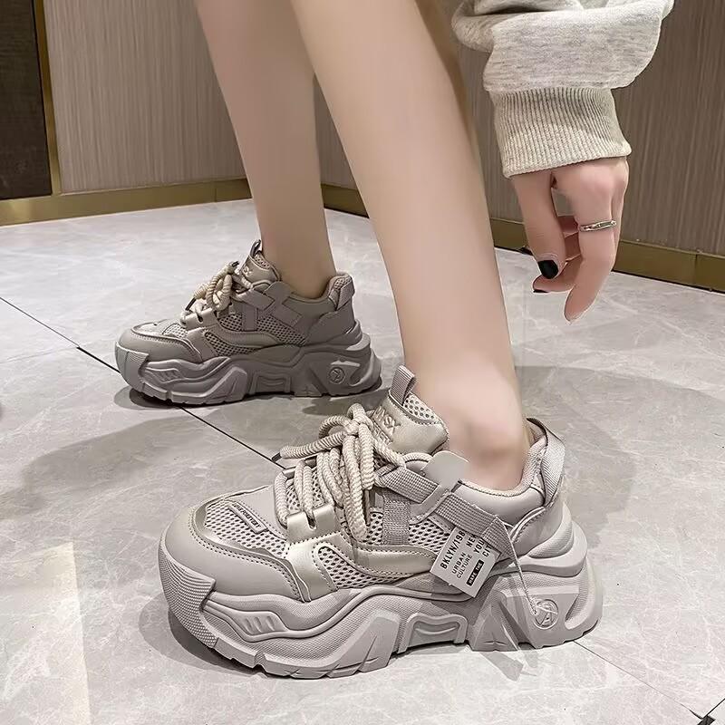 Height-increasing Platform Dad Shoes Women's Summer New Autumn Women's Shoes Sports Shoes Women's Casual and Lightweight