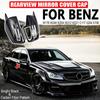 2pcs Replacement Carbon Fiber Pattern Rearview Side Mirror Cover Caps For Mercedes Benz W176 W246 W204 W212 W221 C117 X204 X156