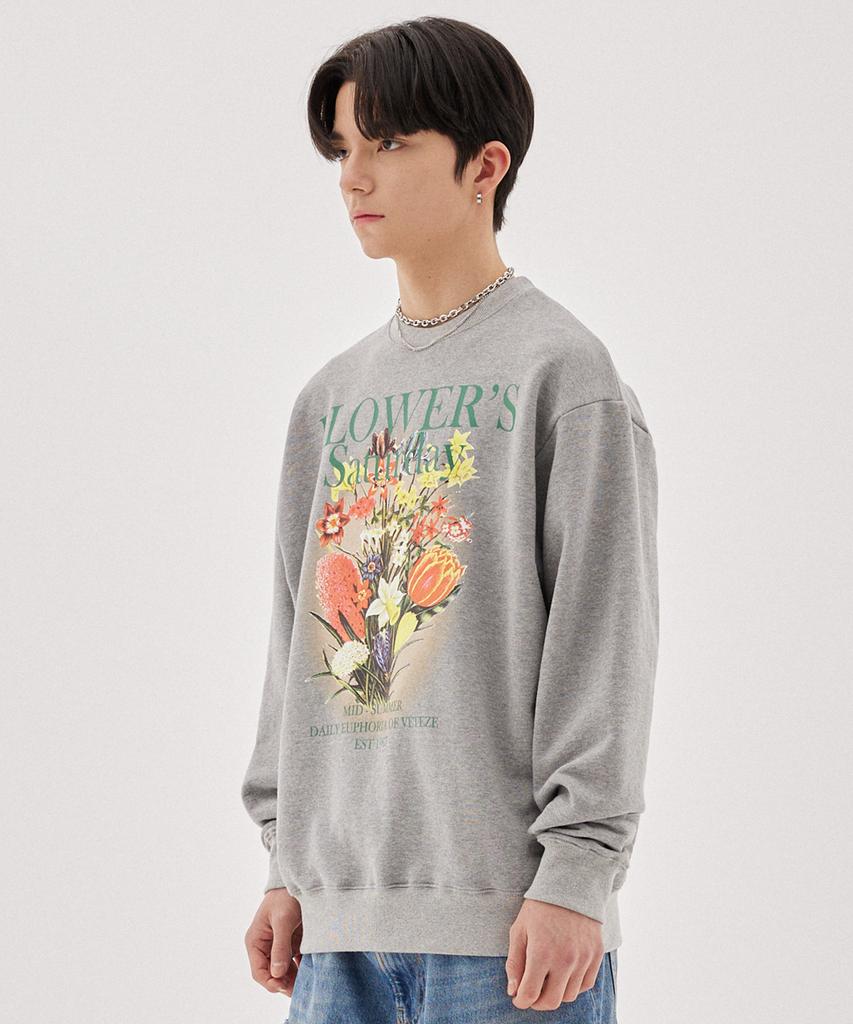 VETEZE Multi Flower Sweatshirt (Gray)
