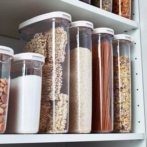 IKEA 365+: Dry Food Container with Lid, 2.3L, Clear/White (701.340.20)