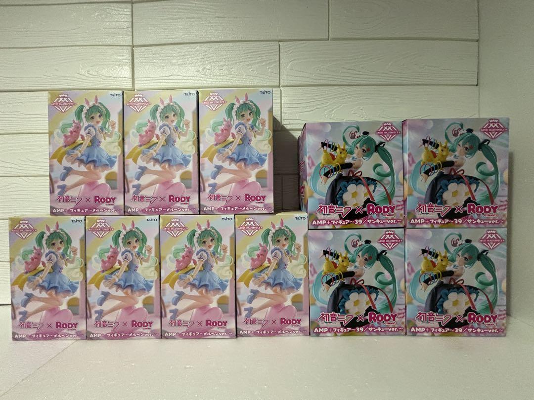 

[USED] Prize Figures Hatsune Miku x Rody AMP+ 11 pieces