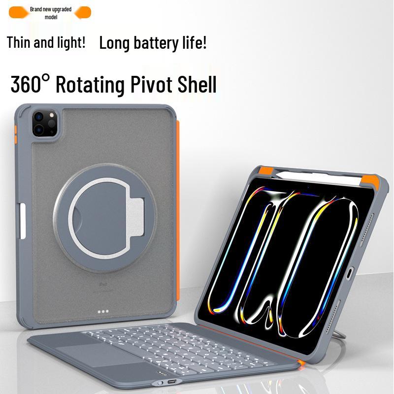 iPad 11 Magic Keyboard Bluetooth Case 2025: 360° Rotating Stand for iPad 10 IPAD 11”(16)2025/iPad10/iPad Air11/Air45/pro11