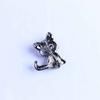 Women Lovely Style Sparkling Crystal Rhinestone Brooch Girl Cartoon Cat Scarf Pin Breastpin Wedding Jewelry Gift