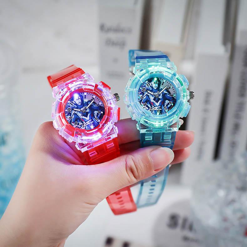 Ultraman Led Luminous Watch Children's Cartoon Elementary School Student