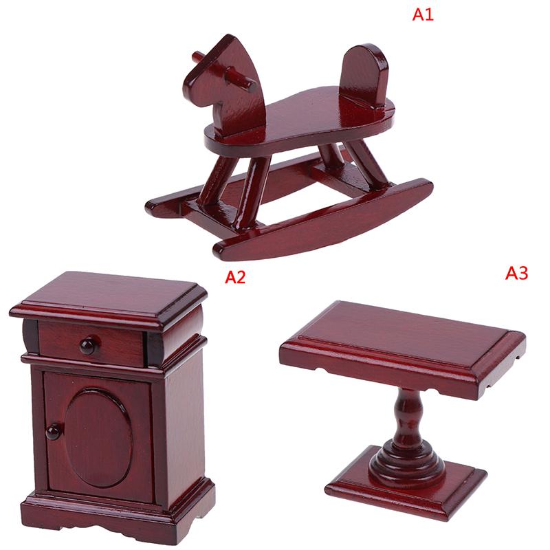 Dollhouse Miniature Wooden Room Furniture 1:12 Accessories Toys For Children