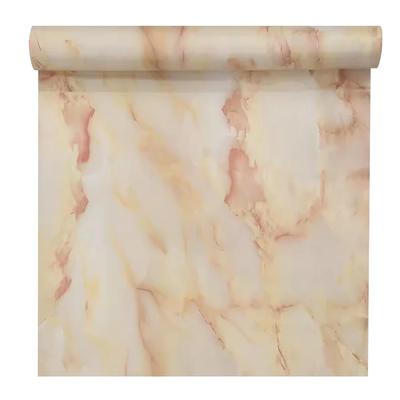 PVC Marble Pattern Kitchen Oil Stickers Self-adhesive Waterproof Cabinet Stove Countertop Desktop Bathroom Renovation Wallpaper