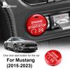 Przycisk Startu Silnika Samochodu Wymiana Pokrywy Zapłonu Do Ford Mustang 2015 2016 2017 2018 2019 2020 2025 2025 2025 Kryształowy Przełącznik ABS
