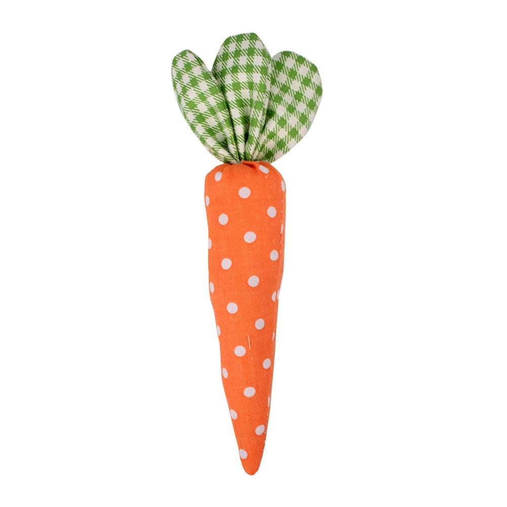 

Cloth Carrot Decorations Warm Easter Decor Easter Carrot Ornaments Set for Spring Party Decor Stuffed Fabric for Children