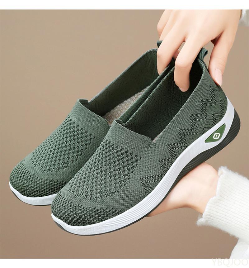 Summer Casual Soft Bottom Anti Slip Breathable One Foot Shoes for Women Shallow Mouth Comfortable Women's Sports Shoes