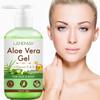 Gel de Aloe Vera con Vitamina C y E Para Rostro y Cuerpo Hidratante Humectante Reparador Alivio de Quemaduras Solares Cuidado del Acné Para Piel Sensible 200g menos