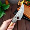 Stainless Steel Butcher's Boning Knife Meat Cleaver Kitchen Knife Vegetable and Fruit Slicing Knife with Cover