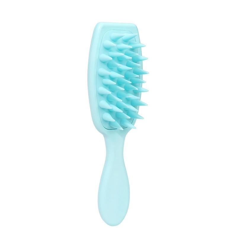 Silicone Shampoo Brush Scalp Massage Brush Hair Washing Comb Long Handle Head Massager Bath Exfoliating Body Scrubber