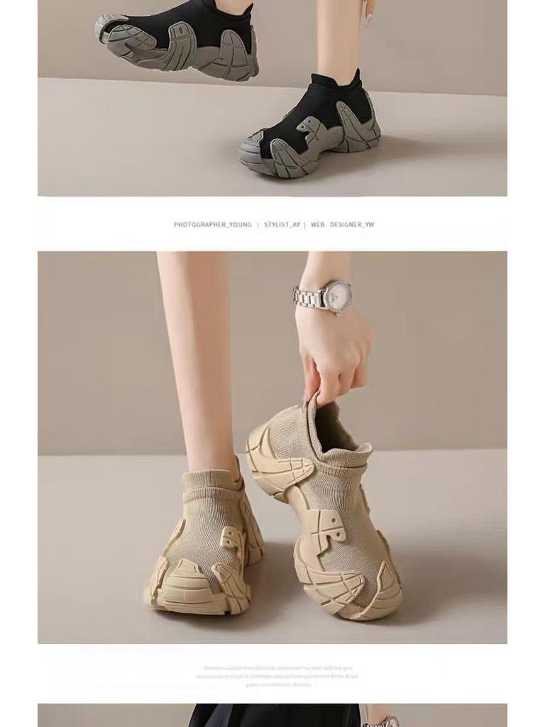 Vielseitige Sommer-Freizeit-Sneaker: Damen Schuhe mit weicher Sohle, zum Hineinschlüpfen, Modetrend