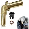 Car Thermostat Outlet Hose Connector Water Outlet Hose Connector Kit LR049990 Compatible with Jaguar XF 2010-2012,XJ 2011-2013,XK 2010-2015 Land