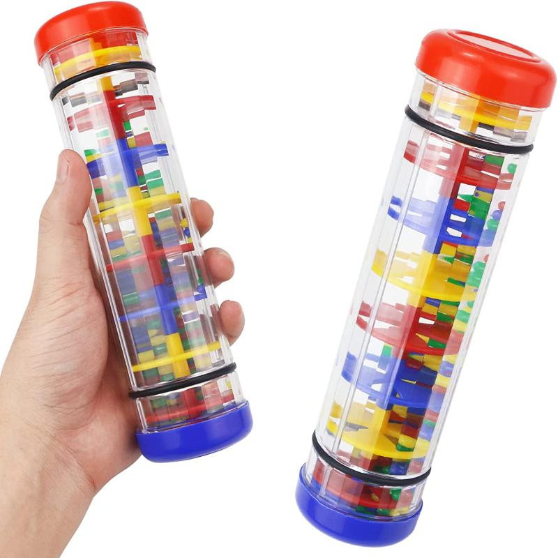 Toys Baby 6 12 Months Developmental Sensory Rain Stick Shaker Rattle Rainmaker Baby Toy Rainstick Musical Instrument For Babies