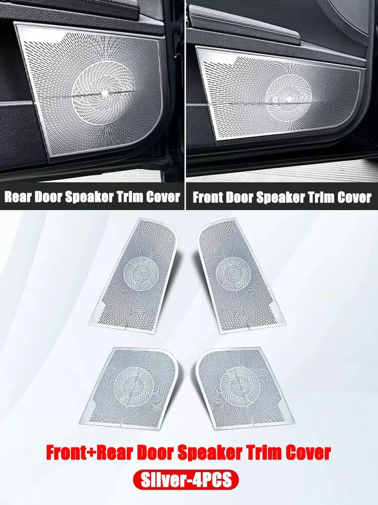 XJGB5 For Mercedes Benz S Class W221 2008-2012 Car Accessories Door Loudspeaker Window Triangle Tweeter Audio Speaker Cover Trim Frame