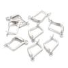 10-50pcs French Earring Hooks Gold Color Lever Back Open Loop Setting for DIY Earring Clips Clasp Jewelry Making Components