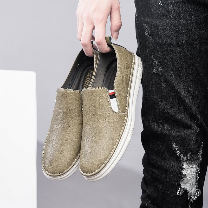 Fashion Fashion Minimalist Design Luxury Brand Genuine Leather MensComfort Loafers Casual Shoes for Men Designer Hot Sale Drive Shoes