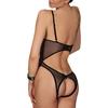 Underwear Sexy Women Plus Size Open Cup Crotchless Lingerie Lace Babydoll Nightwear M-2XL 2020