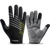 Bicycle riding gloves men's outdoor sports fitness anti-cocooning gloves non-slip shock absorption long finger touch screen