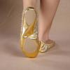 Professionelle Gold Silber Training Körperformung Yoga Hausschuhe Schuhe Bauch Ballett Tanzschuhe Kinder Erwachsene Mädchen Frauen