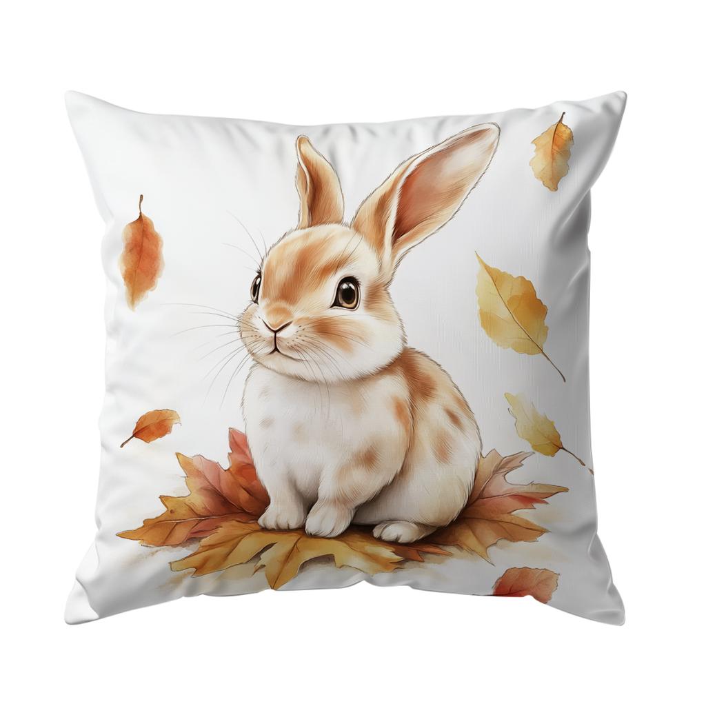 Autumn Small Animals Pillowcase Printed Polyester 45x45cm Throw Pillowcover Decorative Sofa Cushion Pillowslip Home Decor