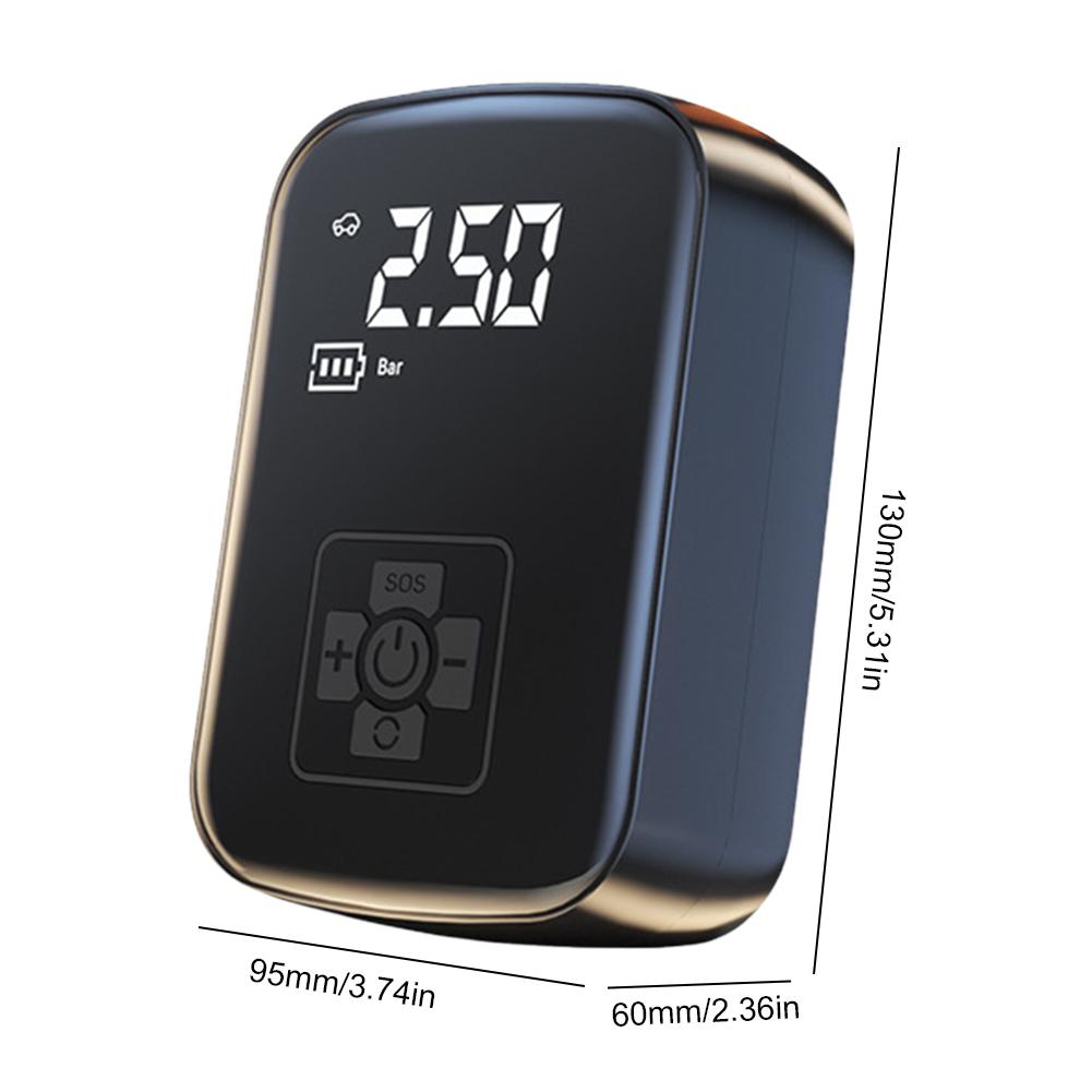 150PSI Auto Pump Portable Air Compressor Car Digital Air Compressor Motorcycle Bike Pump Wireless/Plug-in Pump Electric Inflator