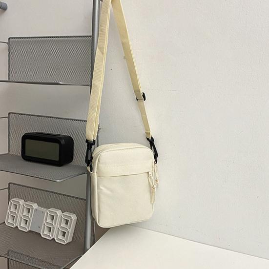 Unisex Crossbody Sling Tas Oxford Stof Schoudertas Kleine Crossbody Tas met Verstelbare Riem voor Mannen Vrouwen Dagelijkse Pendelen Straat
