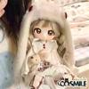 Japanese Lop-eared Rabbits Bunny Cute White Pajamas Hat Dress Skirt Costume 1/6 Size BJD Doll Accessories Doll's Clothes DJ Sep