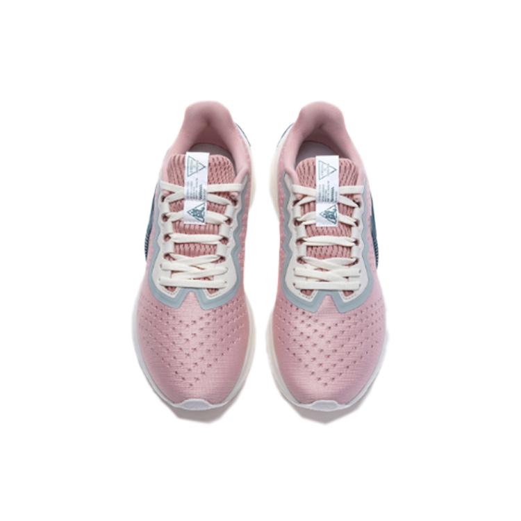 Li Ning Arashi One piece Weaving Slip Resistant Abrasion Resistant Low top Running Shoes Women's Mist Rose Pink ARHQ068-2