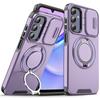 For Samsung Galaxy A13 A23 A14 A54 A04S A15 A25 A35 A55 A05 A05S A16 A26 A36 A56 A06 Magsafe Magnetic Wireless Charge Ring Case