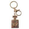 Korean Crystal Perfume Bottle Keychain - Women's Car Accessory & Bag Pendant