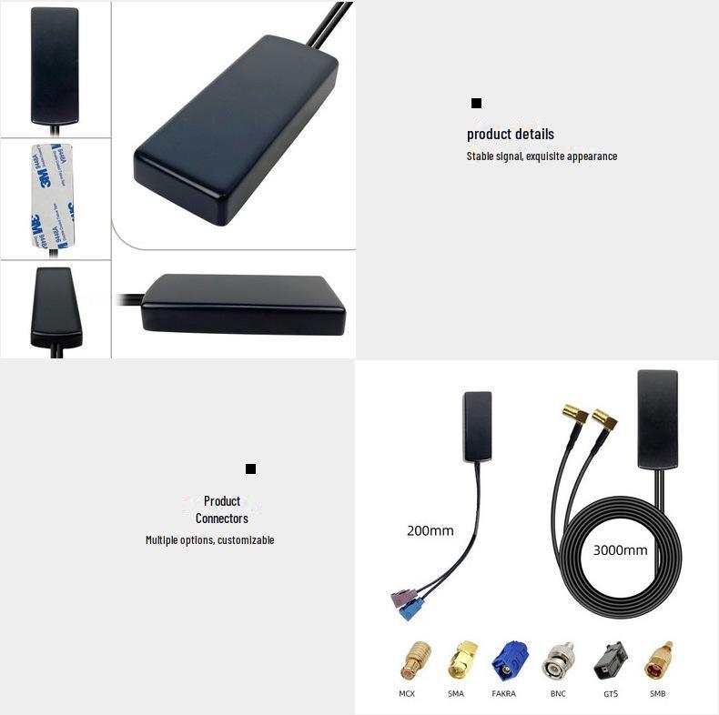 Antenă duală 4G+GPS Beidou cu câștig ridicat pentru navigație auto K11