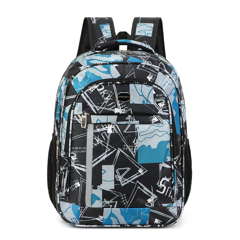Schoolbag Graffiti Schoolbag Male Junior High School Student Design Sense Large Capacity High School Backpack Personality Creative Backpack