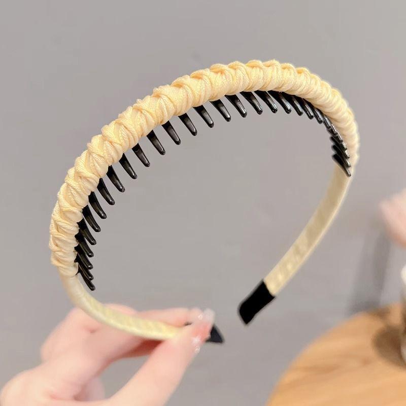 Hairband Headband for Women, Non-slip Hair Pressing and Face Washing, Special for Hair Tidying, Fashionable Headdress with Teeth