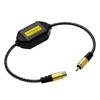 1080P Video Ground Looping Isolator Inlines Noise Filter for Analog Video Wiring, Backup Camera Installations and CCTV Signal Way