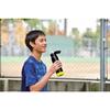 The-peacock Thermos Mug Bottle, 680ml, Insulated, with Straw, Black/Yellow, APA-R70 BY